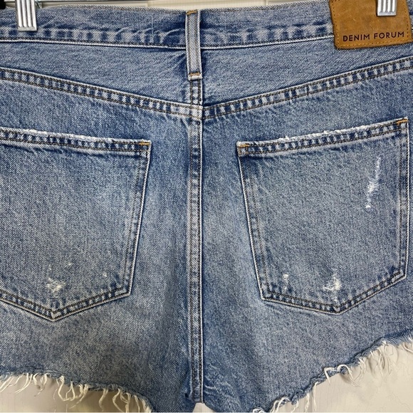 Denim Forum The Ex-Boyfriend Hi-Rise Denim
Short in Picture this Blue Sz 30 - Picture 8 of 10